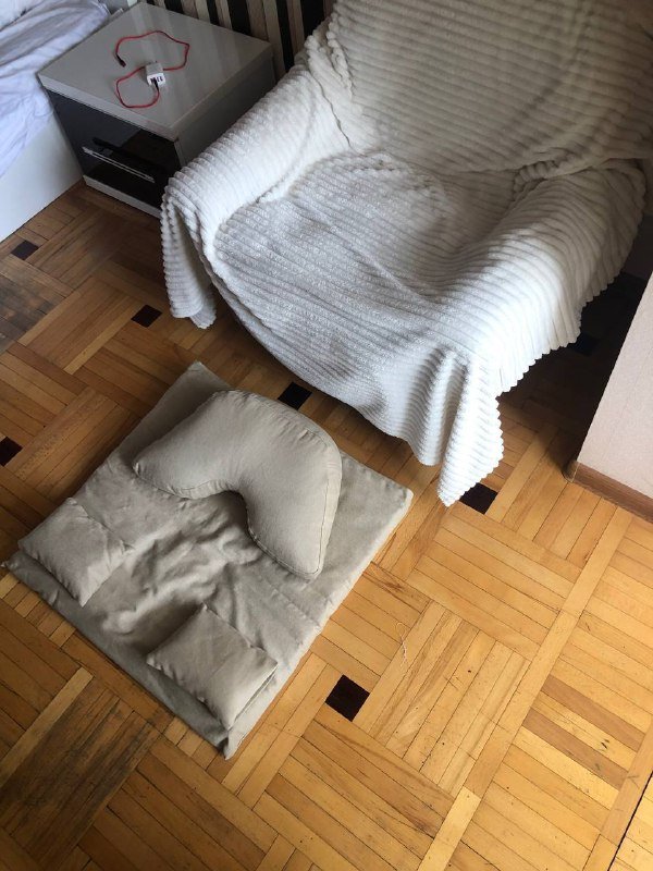 Комплект для медитации с наполнителем из лузги гречихи 2