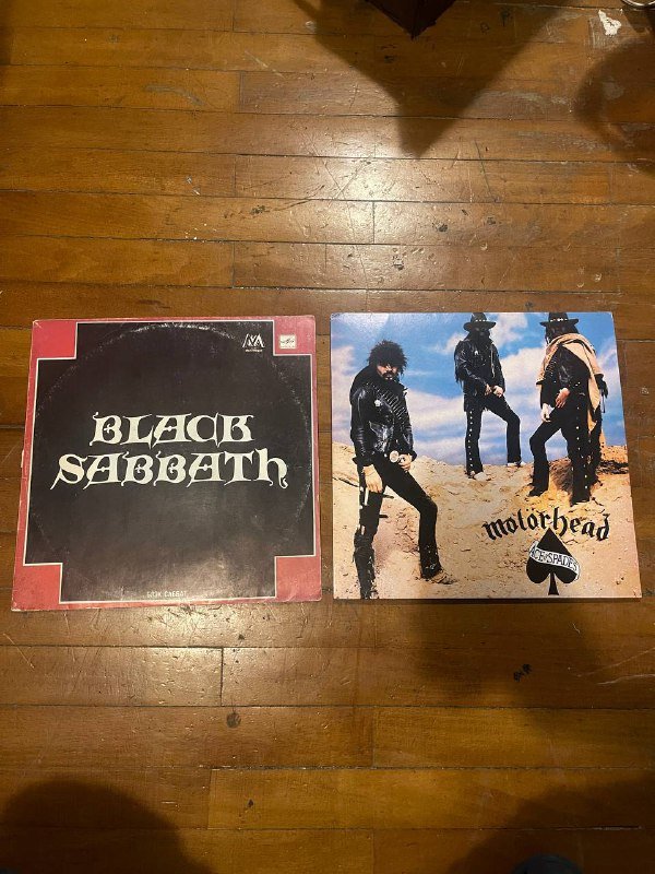 Black Sabbath, Motorhead Vinyl Records