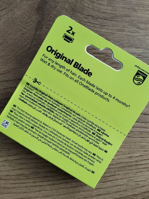 Сменные насадки-лезвия на триммеры Philips Oneblade 3