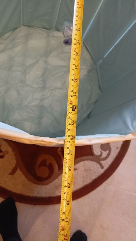 Складная ванна диаметром 70см 3