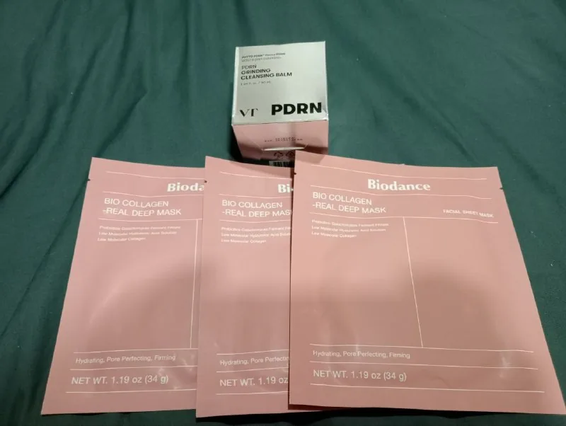 Маски для лица Biodance, бальзам VT Cosmetic PDRN