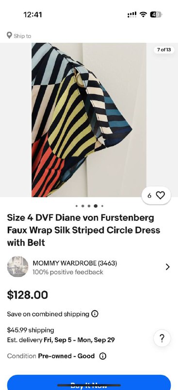 Платье Diane von Furstenberg размер S 4