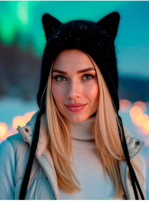 Шапка с ушами