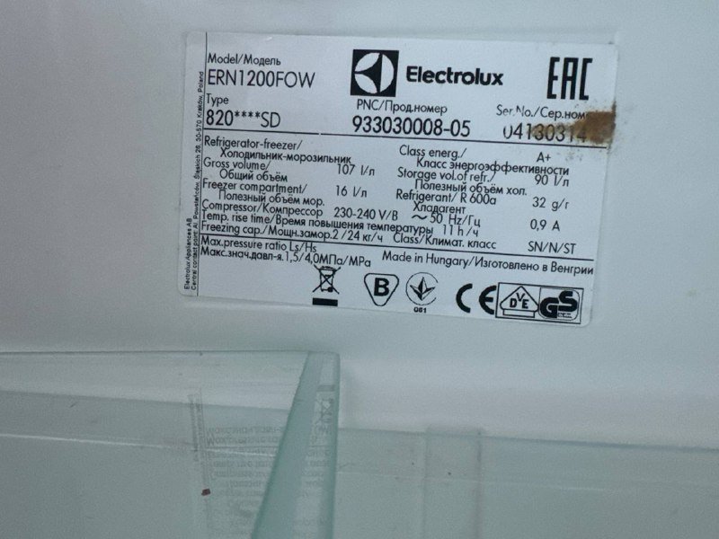 Холодильник Electrolux ERN 1200 FOW 4