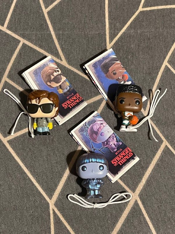 Фигурки Stranger things Стив и Лука, Уилл изнаночный