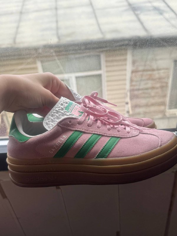 розовые adidas gazelle размер 38