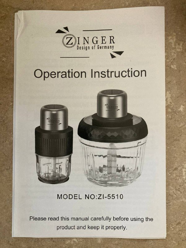 Блендер-измельчитель с двумя стеклянными контейнерами 5