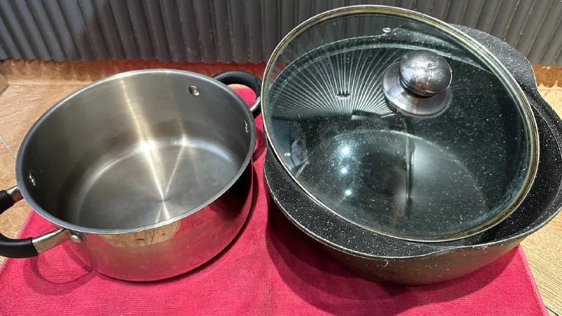 Кастрюля, кастрюля с крышкой