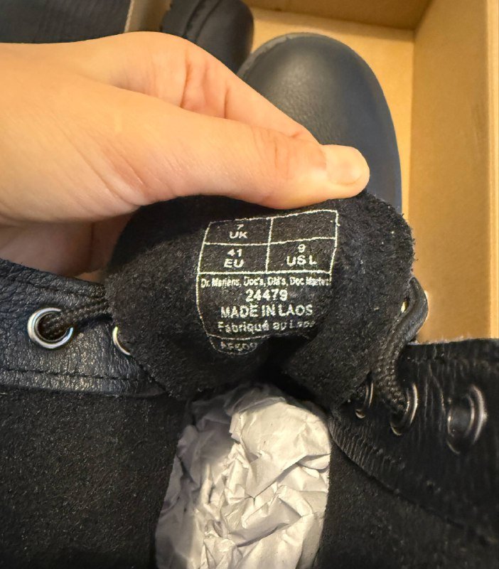 dr. Martens 1460 Pascal Mono ботинки женские черные 2