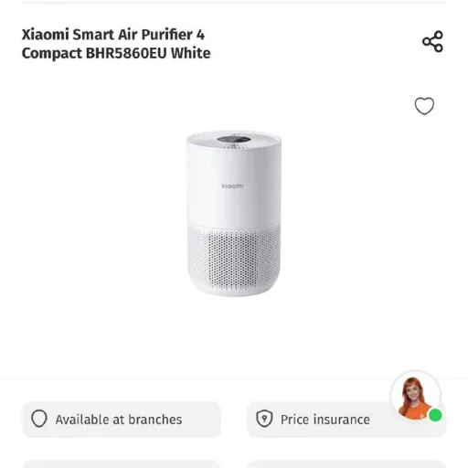 Очиститель воздуха Xiaomi Smart Air Purifier 4 Compact