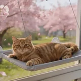 Лежанка-гамак для кошек на окно 1