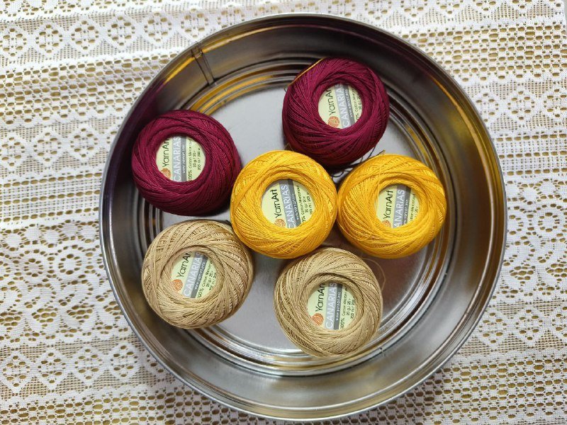 Хлопковые нитки YarnArt CANARIAS с коробкой 2