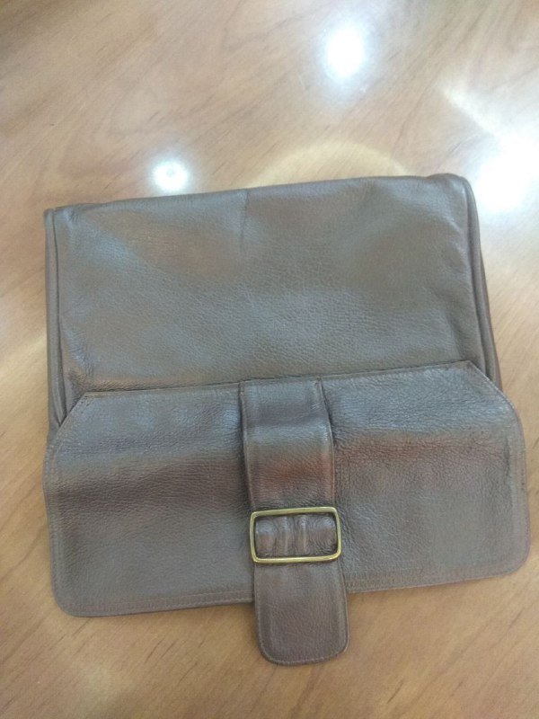 Сумка-клатч из натуральной кожи винтаж 80е 3