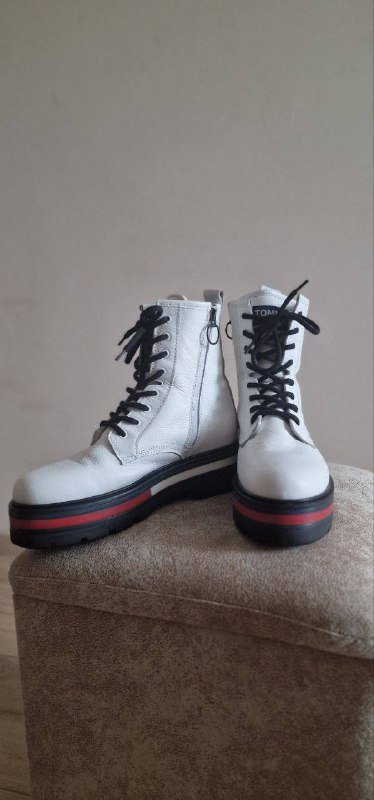 ботинки Tommy Hilfiger Jeans мужские белые 3