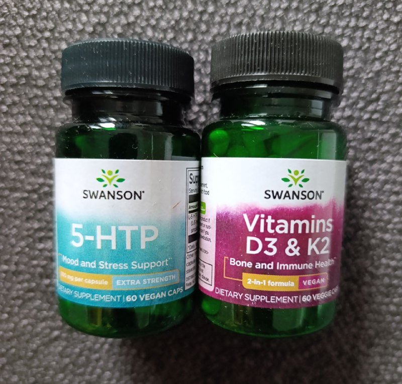 5 HTP, Vitamin D3 & K2, Vitamin C, Iron Glycinate, Ashwagandha KSM-66, Selenium, Zinc Chelate, DMAE
