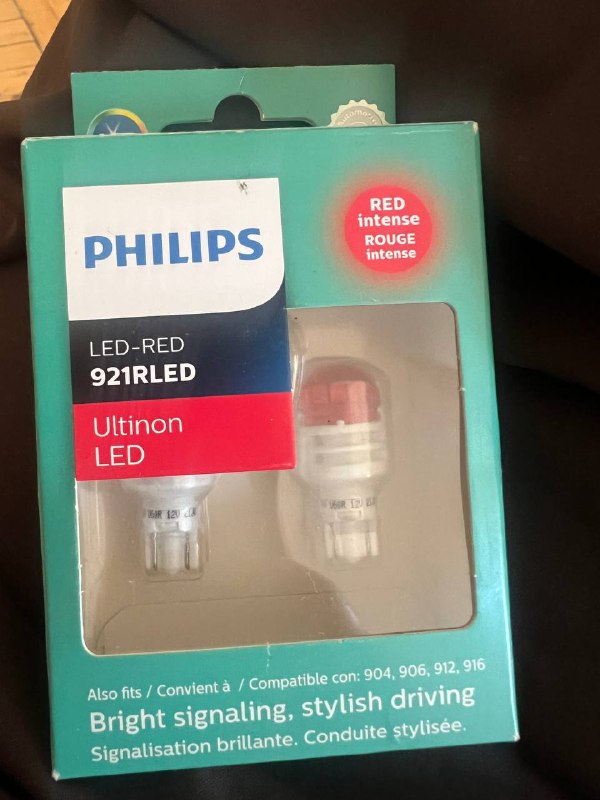 Светодиодные лампы Philips 921RLED красные