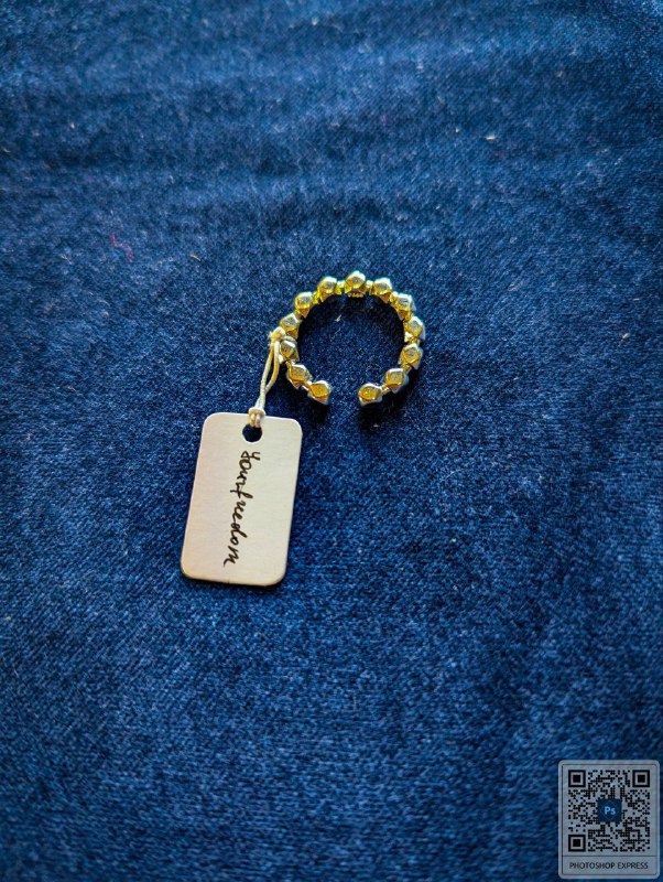 Серебряное кольцо в форме бусинок, 925 проба 2