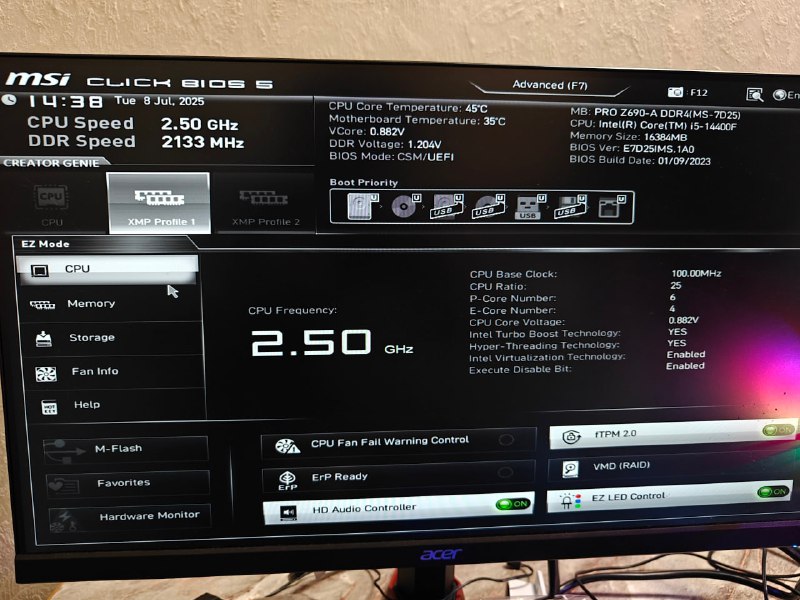Материнская плата MSI Z690-A Pro DDR4 2