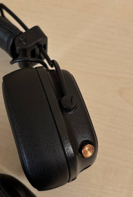 Marshall Major IV Bluetooth наушники черные 2