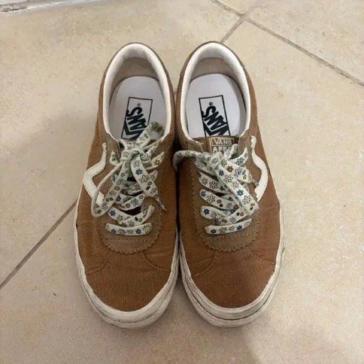 Vans and Nike sneakers