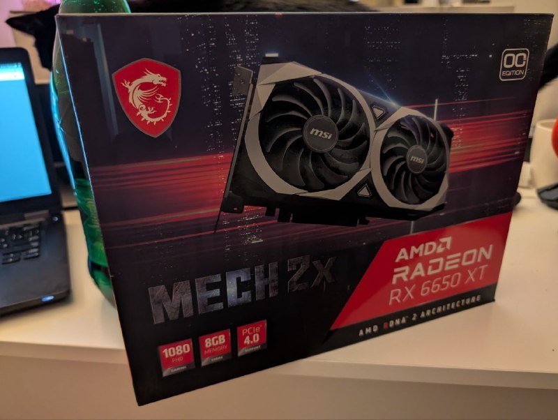 Видеокарта MSI RX 6650 XT 8gb