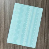 Белые переводные тату 3