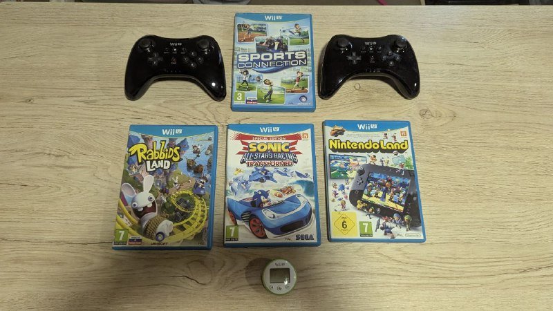 Игровые консоли Wii U, Wii, PS3, PS Vita с играми и аксессуарами 3