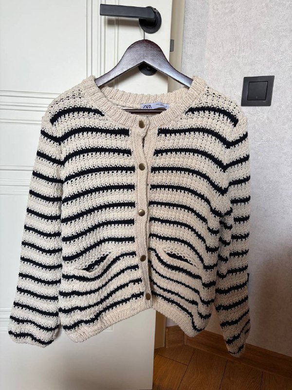 Рубашка River Island, Рубашка Ralph Lauren, Рубашка Uniqlo, Пуловер U.S. Polo Assn, Кардиган Zara, Сумка плетеная Zara 5