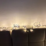 Гирлянда LED с теплым белым свечением 5