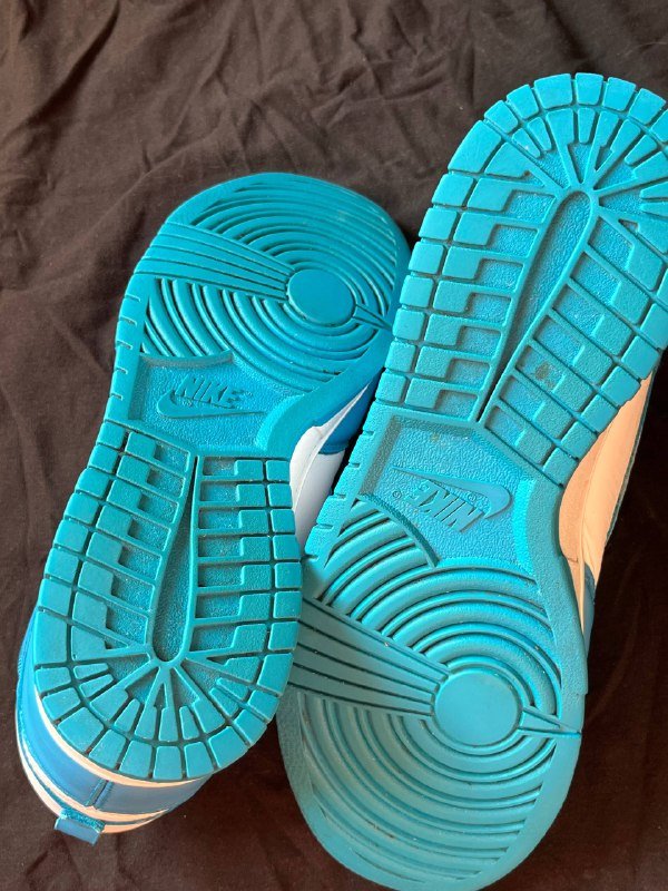 Nike dunk high laser blue shoes 4