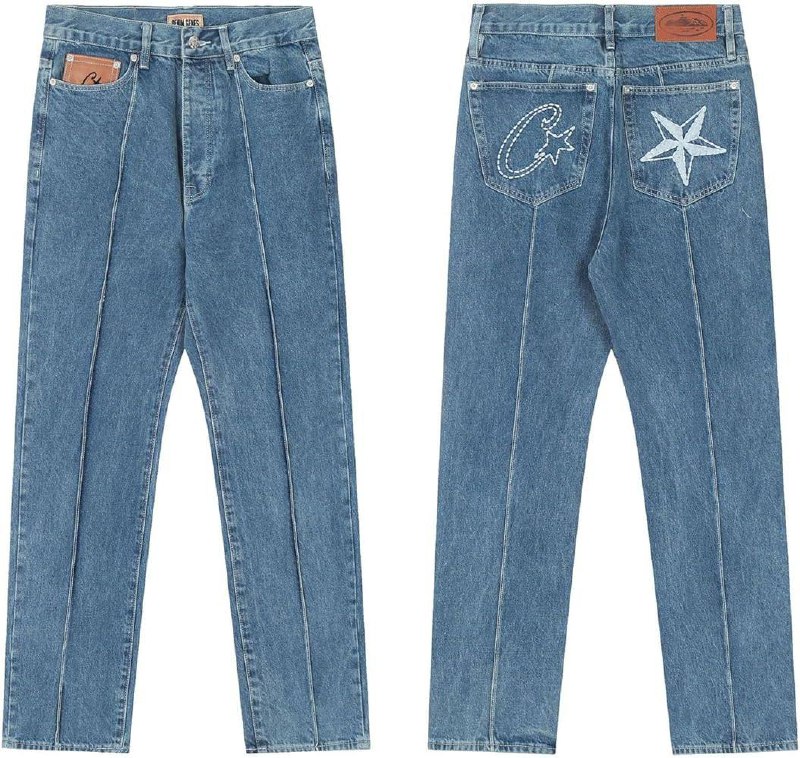 Обувь/кроссовки Nike CDG Air Max TL 2.5, Карго Штаны Corteiz, Джинсы Corteiz C-Star Jeans 3