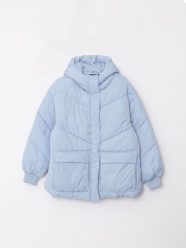 Голубая демисезонная куртка женская размер 42-44