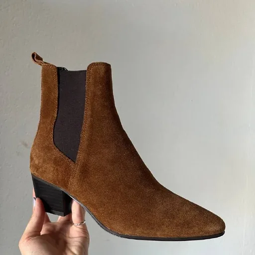 Женские челси Zara из замши