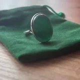 Кольцо из Таиланда, кольцо с хризопразом 3