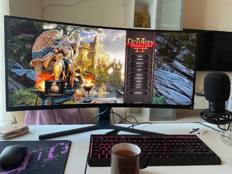 Игровой компьютер, монитор 34" 2