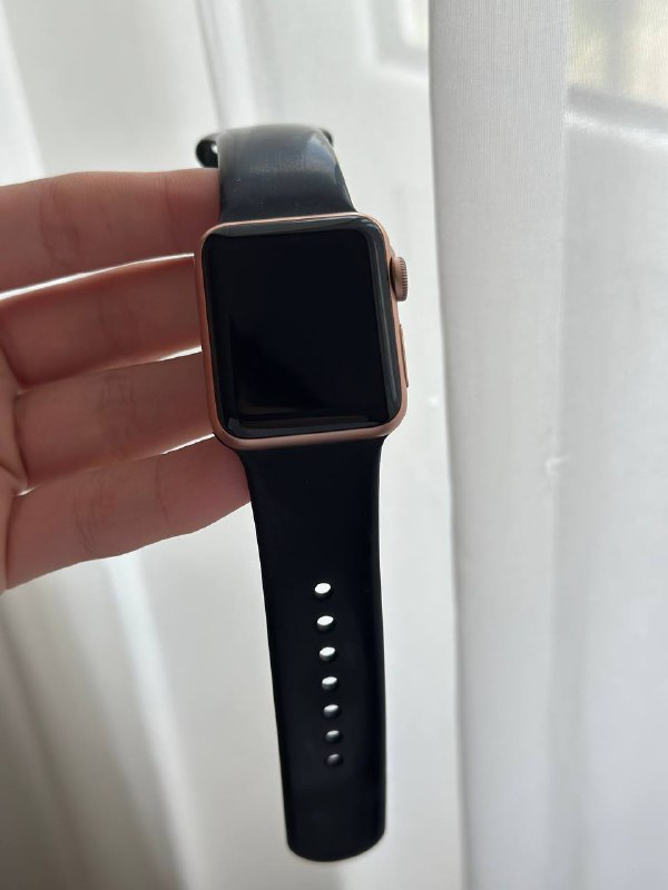 Apple Watch Series 3 • 38 MM, charging, straps