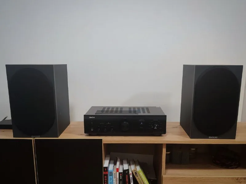 Усилитель Denon PMA-600NE, колонки Monitor Audio Bronze 100 6G
