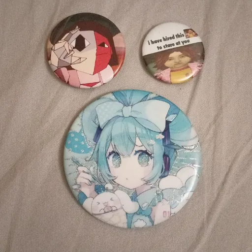 Значки Dream BBQ, Mouthwashing, Hatsune Miku