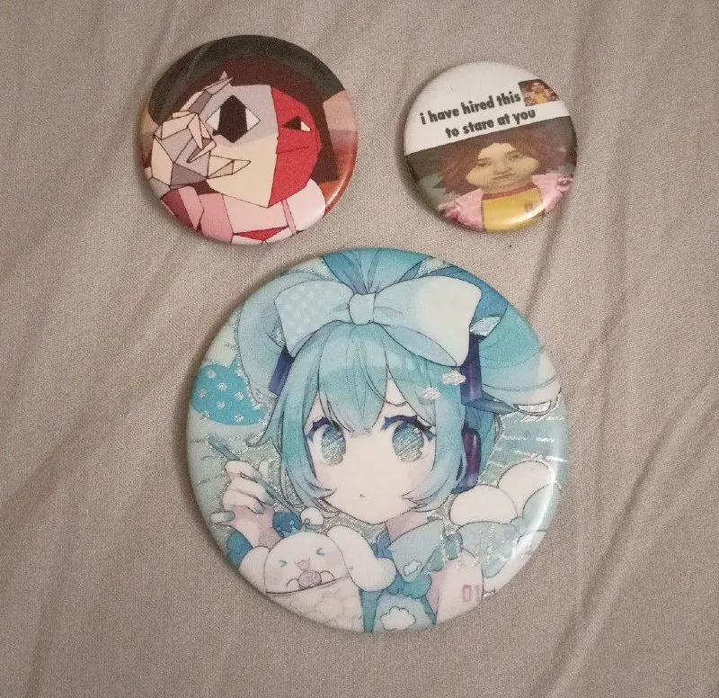 Значки Dream BBQ, Mouthwashing, Hatsune Miku