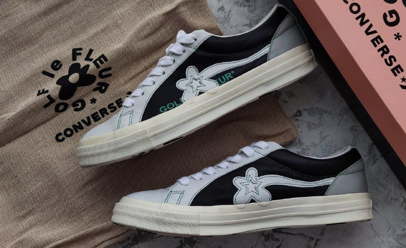 Converse One Star Ox Golf le Fleur черные кроссовки размер 44