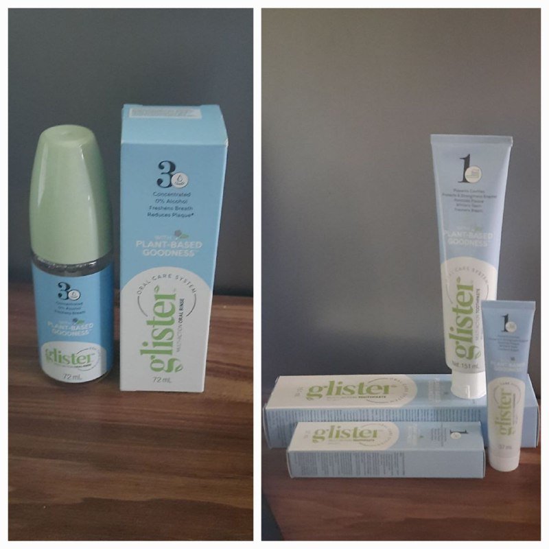 Многофункциональный ополаскиватель и зубная паста Glister