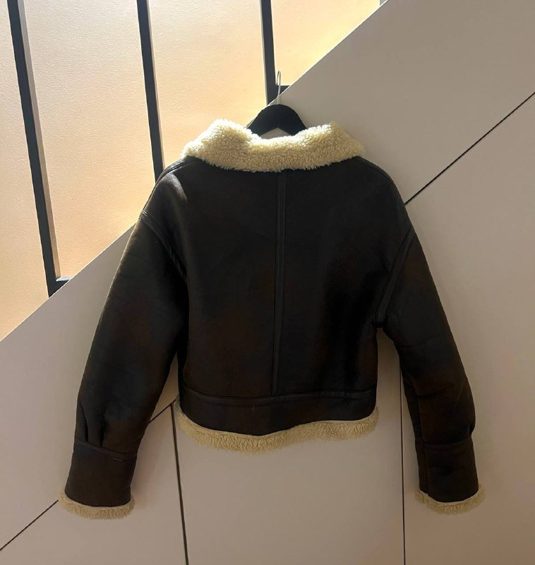 Дубленка короткая Zara размер М 2