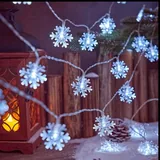 Новогодние гирлянды-снежинки 4