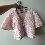Женская розовая кофта 1