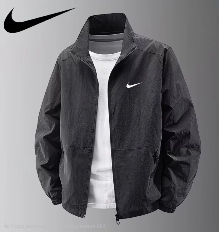 Новая черная ветровка Nike