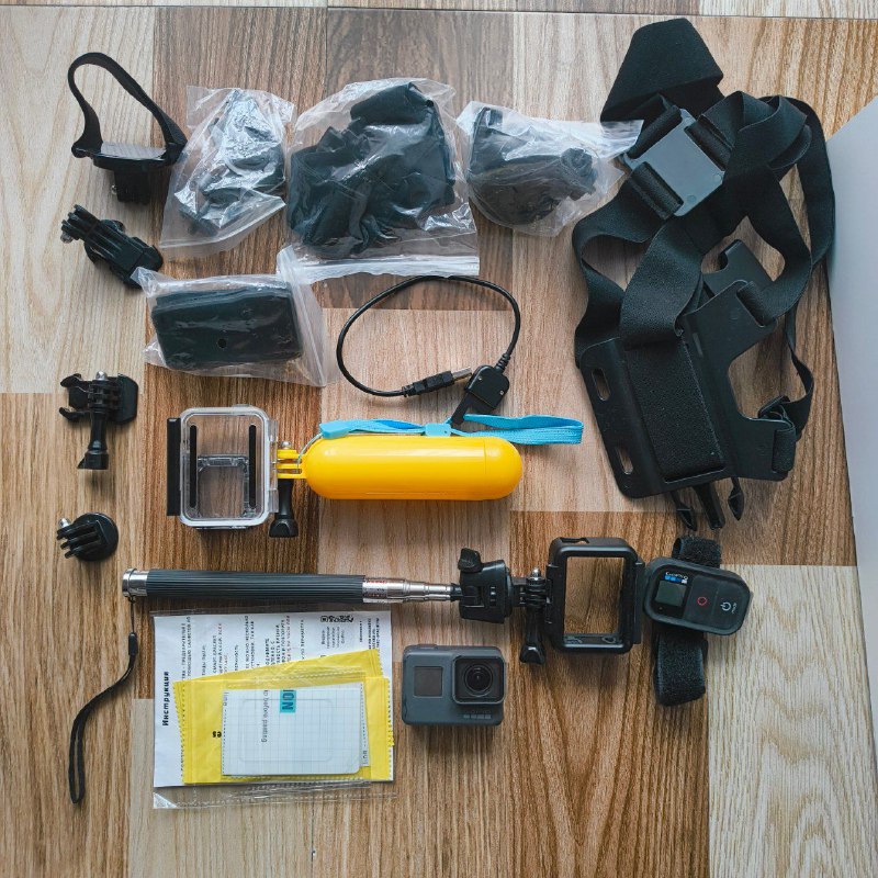 GoPro + набор креплений