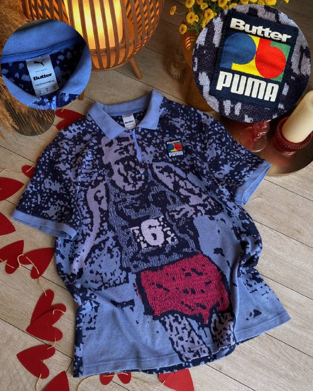 Женская арбузная ветровка Puma, Поло Puma x Butter Goods 2
