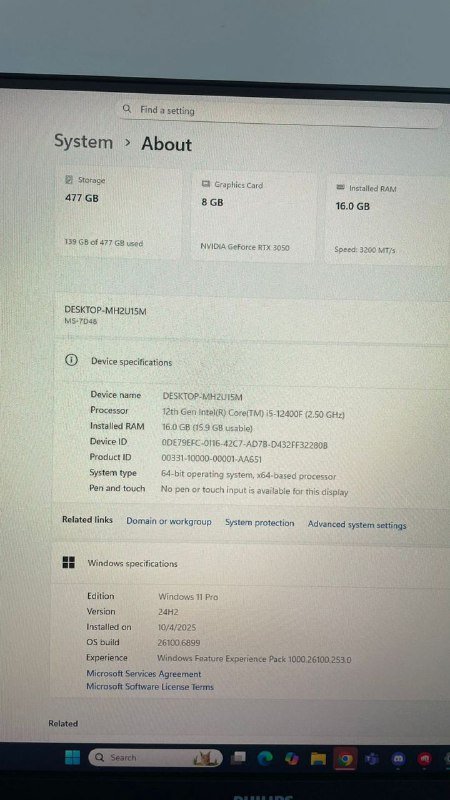 Компьютер, монитор, клавиатура, кресло 7