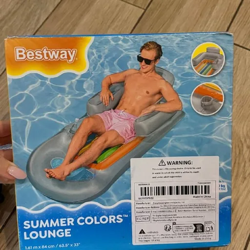 Надувной матрас-шезлонг Bestway с насосом