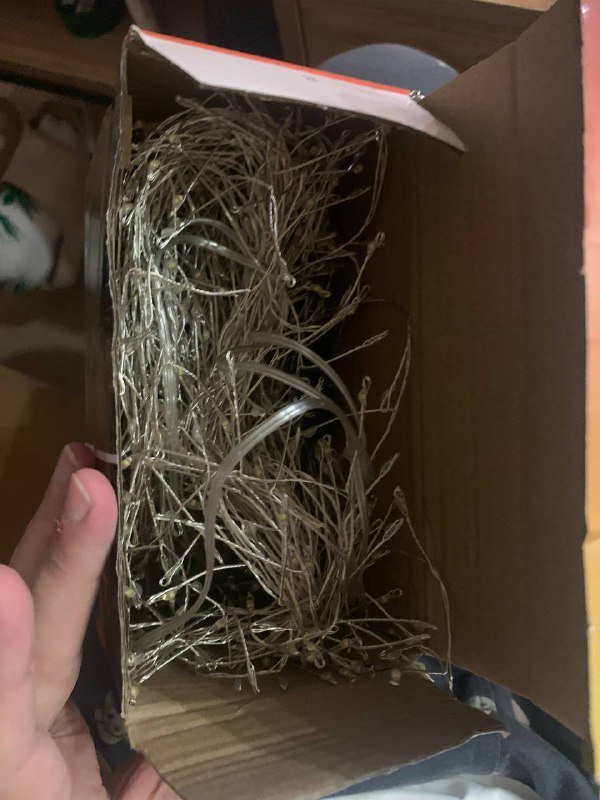 Новогодние украшения гирлянда банты ветки бусы 4